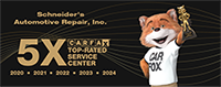CarFax Top-Rated Service Center | Schneider's Auto Repair